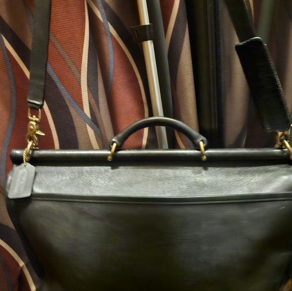 Vintage Leather Coach briefcase - Picture 2 of 6